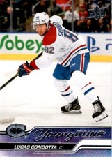 2023-24 Upper Deck Series 2 #484 Lucas Condotta Young Guns Rc