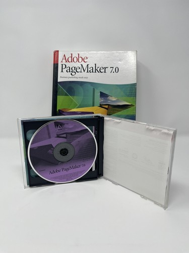 Adobe PageMaker 7.0 Plus for Macintosh Full Retail Version In Box - Picture 3 of 12