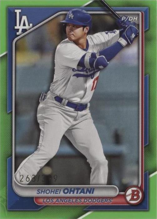 2024 Bowman - Shohei Ohtani #33 Neon Green Border /399 for sale