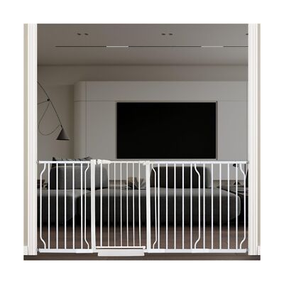 Extra Wide Baby Gate Tall Pressure Mounted Dog Gates for