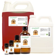 Sandalwood & Amber Fragrance Oil  - Choose Size - Free Shipping 