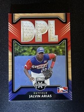 Jalvin Arias 2022 Elite Extra Edition DPL Materials Dominican Prospect League