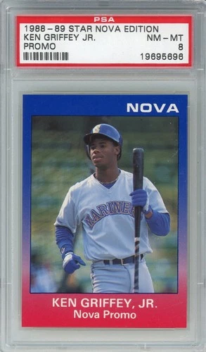 1988 Star Company - Nova Edition - Promo - Ken Griffey Jr - PSA 8