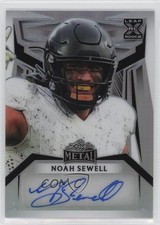 2023 Leaf Metal Portrait Auto Silver Prismatic 2/7 Noah Sewell #PA-NS2 Auto v7j