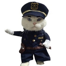 Fdit Costume Outfits with Hat Pet Dog Cat Halloween S, M, L, XL, Multicolor