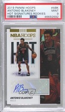 2019-20 Panini NBA Hoops Hot Signatures Antonio Blakeney PSA 9 MINT Auto 8d2