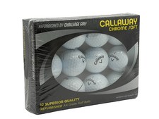 Callaway Chrome Soft Golf Balls 12 Pack AA Grade Refurbished Challenge Golf