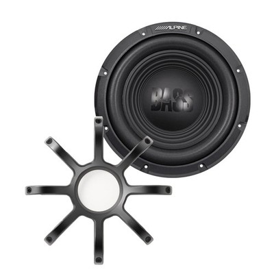 Alpine W12S4 12'' Subwoofer with KTE-12PG 12'' Speaker Grill - Used, Open Box