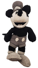 Disney World Mickey Mouse Plush Steamboat Willie Cartoon Stuffed Animal 2000
