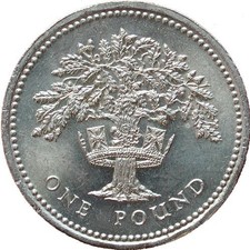 UK Round £1 Coin Circulated – Choose Your Coin – Commemorative One Pound Various