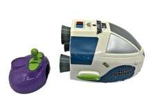 Rare Vintage Disney Toy Story Buzz Lightyear RC Space Explorer Ship Remote Works