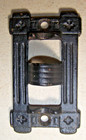 Antique B & H Cast Metal Oil Lamp Bracket(1881 ) With Oil Lamp,Early Finger Font — photo 10