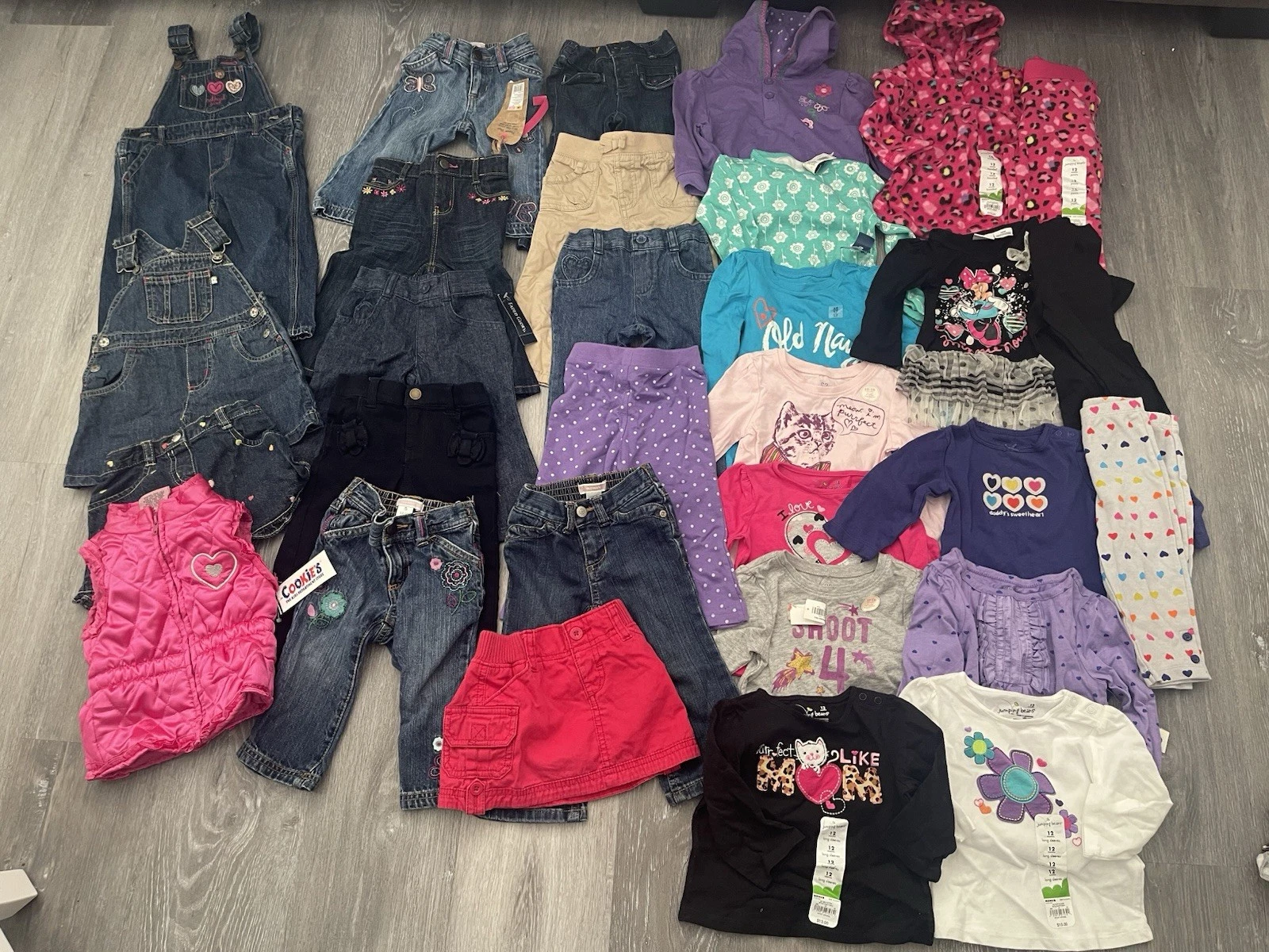 Lot Of Infant Girl Clothes-size 12-18 Months