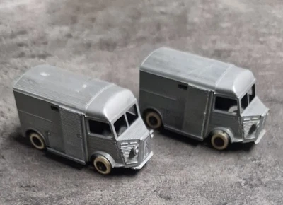 Jouet CLE BONUX Lot 2 CITROEN HY FOURGON #18 1/64 en très bon état - Photo 1/4