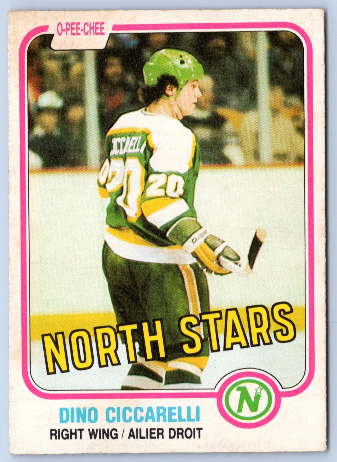 DINO CICCARELLI RC 1981-82 O-PEE-CHEE 81-82 #161 VGEX+         98459