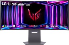 Image of LG UltraGear Curved OLED Gaming Monitor 34GS95QE, 34 inch, 1440p, 240Hz, 0.03ms