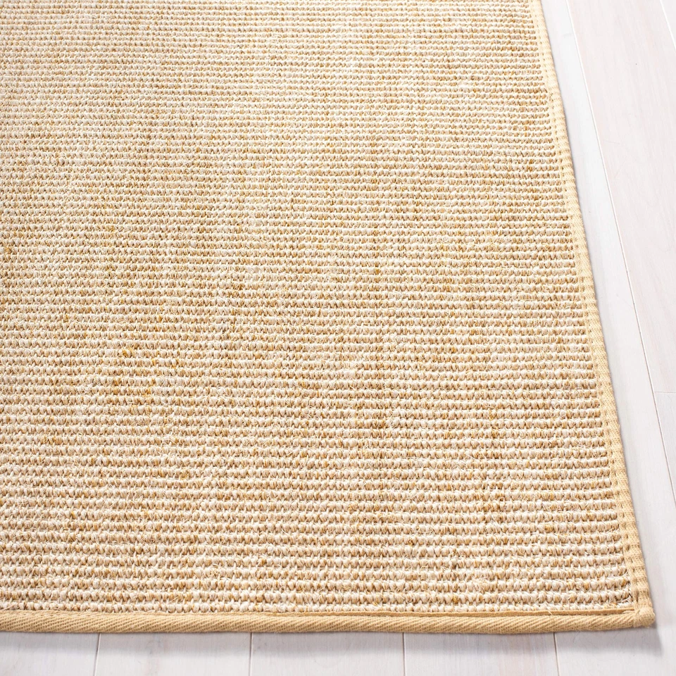 x SAFAVIEH Area Rug Collection - 2'3" x 10' Runner, Beige & Ivory, Sisal & Ju... - Image 3 of 4