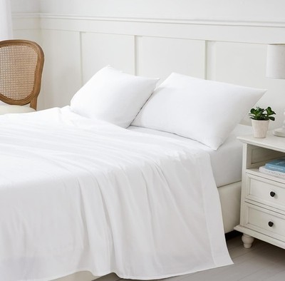 Luxury Twin XL Size Flat Sheet in 100% Egyptian Cotton 600 Thread Count, Size...