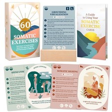 60 Somatic Therapy Exercise Cards for Nervous System Regulation   Soothe Stress