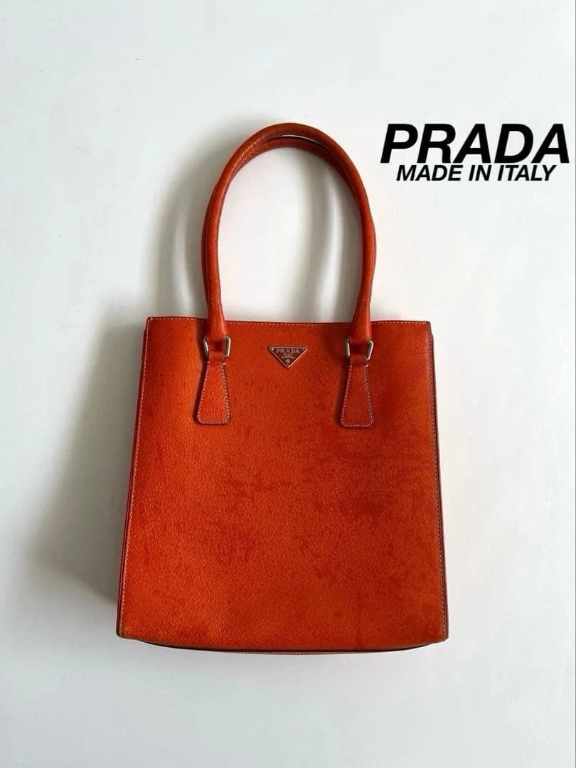 PRADA Totes Orange Bags & Handbags for Women for sale | eBay