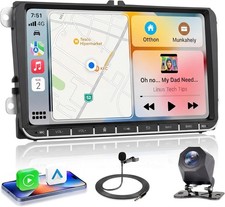 4G 64G Android Car Stereo Radio for VW Volkswagen Seat Golf Passat Jetta Beet...