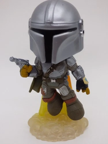 Funko Mystery Minis Vinyl Figure - Mandalorian [Flying] - 1/36 Excl - GITD