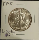 1945 Liberty Walking Half Dollar Silver 50C Coin