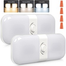 RV Lights Interior 1700LM 3 Color Camper Lights, Dimmable 12V LED Lights Fixture