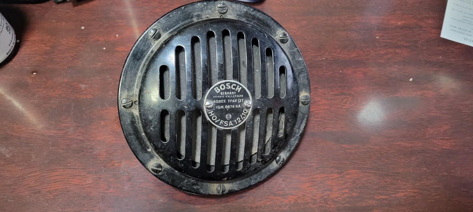 Vintage Bosch horn  Germany  ho/ fsa 12/10 Agree Tpav137 IGM 0878ka works good.