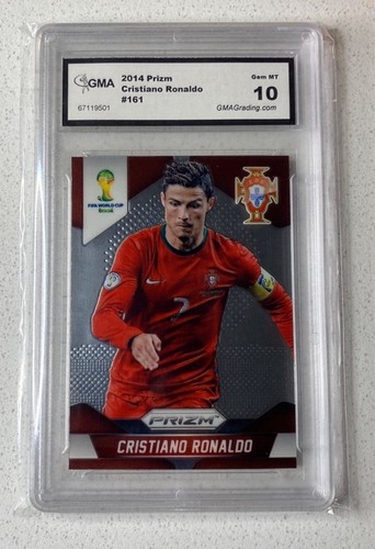 2014 PANINI PRIZM WORLD CUP #161 CRISTIANO RONALDO GEM MINT 10