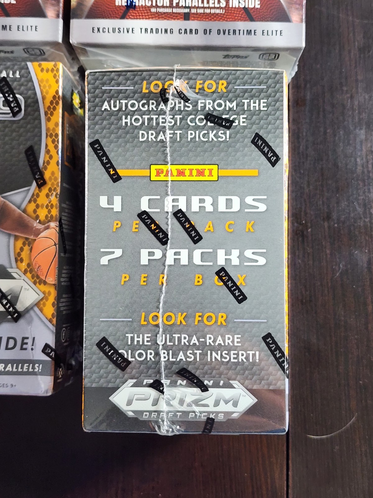 (6) Box Lot Basketball 2021 OTE 2019 Prizm Draft Blaster Rare Auto Sealed Packs view 4