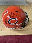 Luther Burden III Signed Chicago Bears Authentic Alt Orange Helmet Beckett