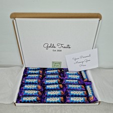 Cadbury Boost Chocolate Gift Hamper Letterbox Gift Box FREE Message