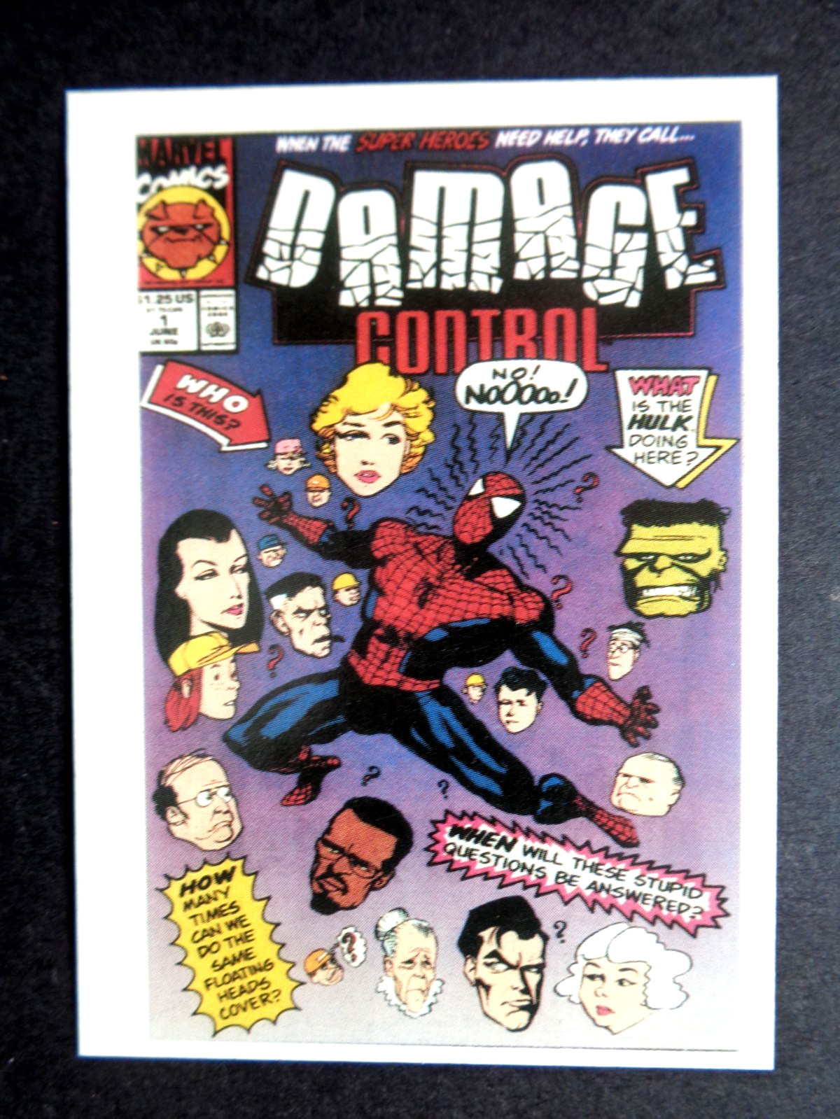 1991 COMIC IMAGES *MARVEL'S 1st COVERS SERIES II CARD #96 NM