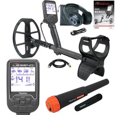 Nokta The Legend SMF Metal Detector w/ LG30 Coil, WHP & Nokta Pinpointer
