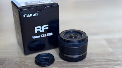 Canon RF 16mm f/2,8 STM Autofokus Ultra-Weitwinkelobjektiv für Canon RF