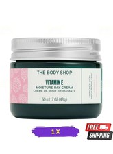 1 X The Body Shop Vitamin E Moisture Day Cream 50ml Lightweight Daily Hydration