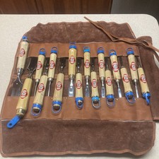 NOS - Hirsch Werkzeuge 16 pc Beveled Edge Bench Chisel Set -Germany (3/32” - 2”)