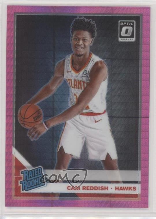 2019-20 Panini Donruss Optic Rated Rookie Pink Hyper Prizm Cam Reddish #170 1d0h