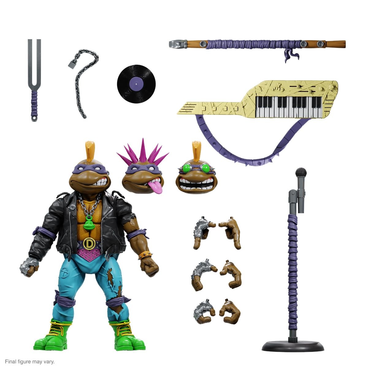 Dst Super7 TMNT Ultimates: Punker Donatello Action Figure