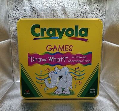 Crayola Games Crayola-Opoly Board Game Tin Box Vintage Rare 