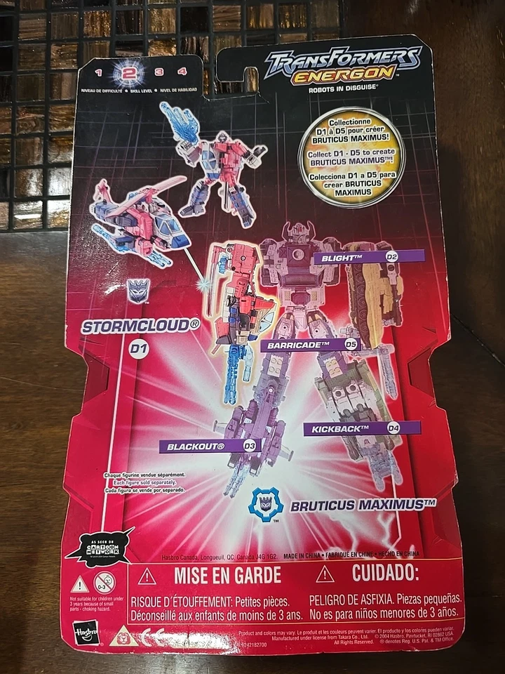 Transformers Energon Stormcloud 🚁 D1 Combiners 2005 Bruticus Maximus Decepticon - Image 4 of 4