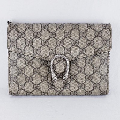グッチ DIONYSUS 401231 チェーンウォレット GUCCI Dionysus Leather Chain Wallet Shoulder Bag Black 401231