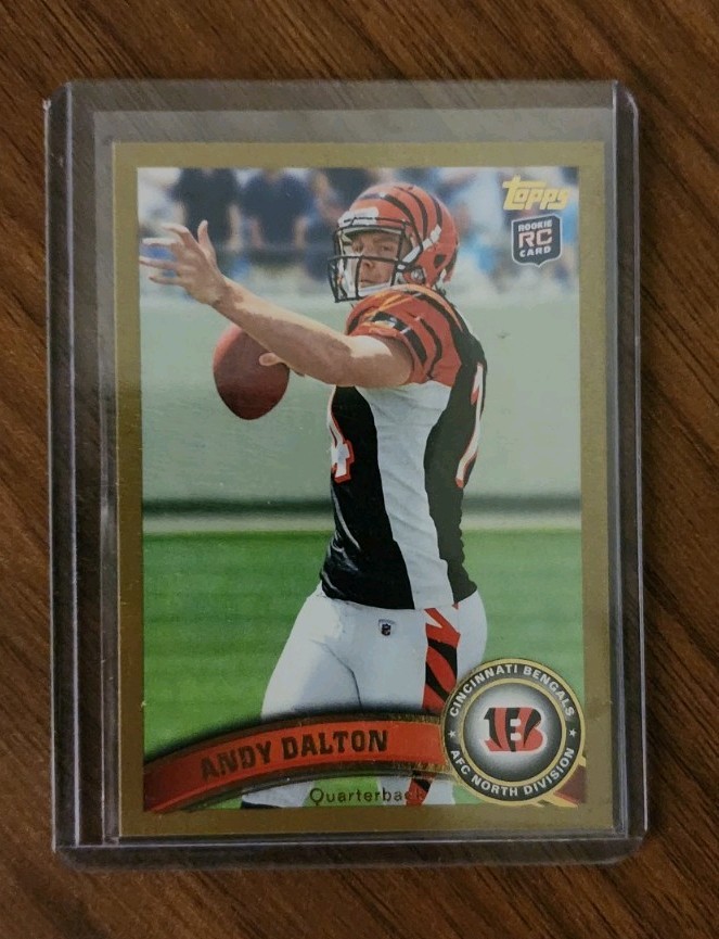 2011 Topps Andy Dalton #70 Rookie Gold Parallel /2011 Bengals