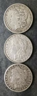 1881, 1900, and 1901 O $1 Morgan Silver Dollars