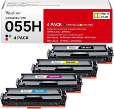 055H 055 Toner Cartridge Set High Yield 13,500 Pages for Canon 055 055H for Co