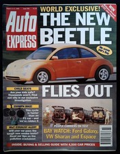 Auto Express Magazine No.358 August 11-17 1995 mbox2377 The New Beetle