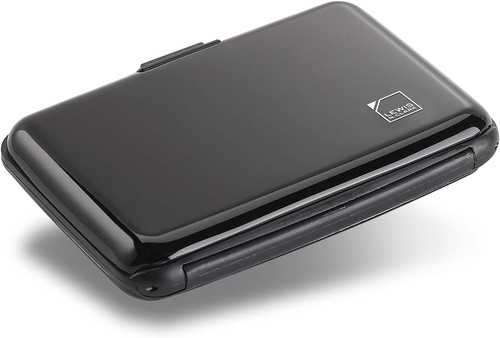 Lewis N. Clark Rfid Aluminium Geldbörse, Schwarz, Einheitsgröße Schwarz - Bild 1 von 6