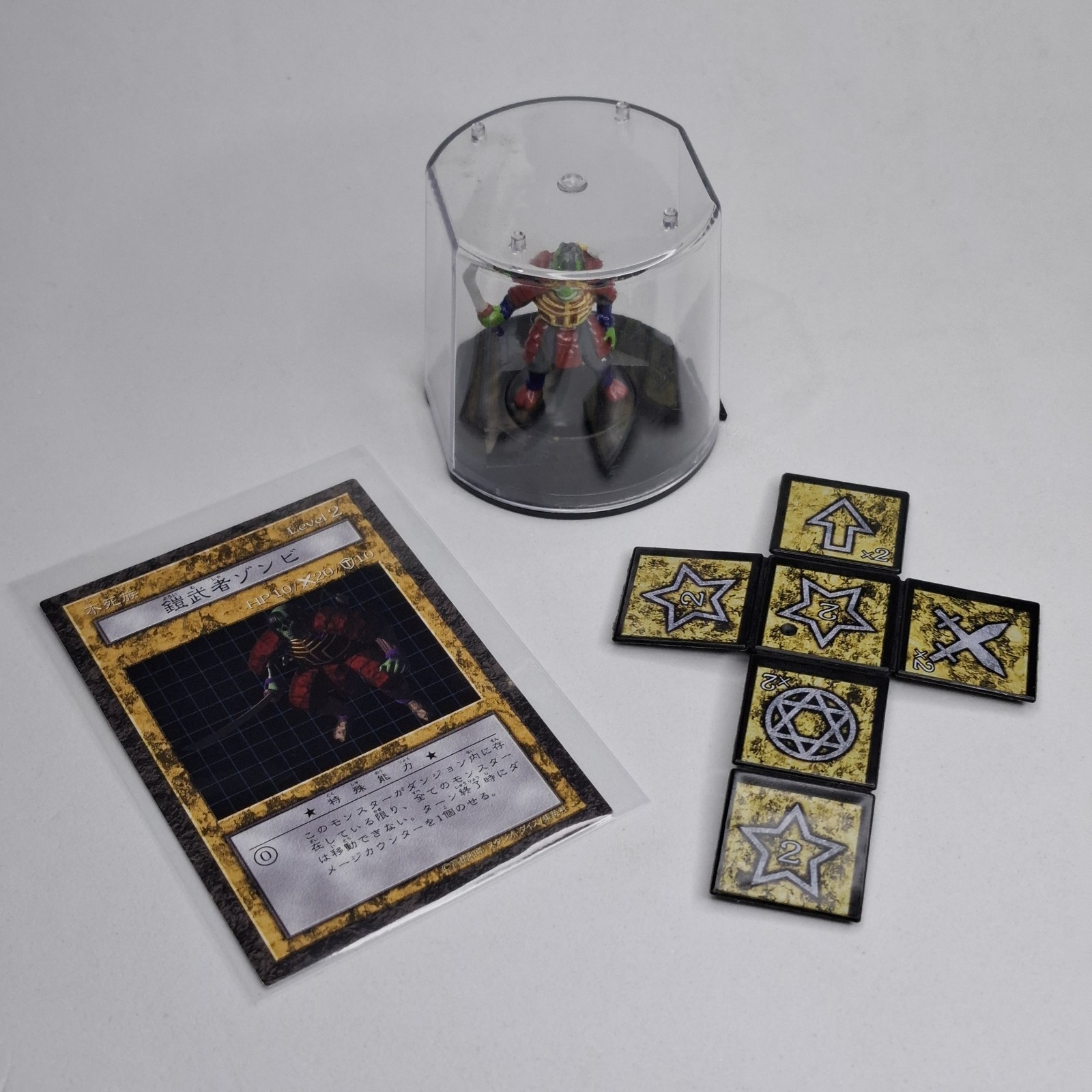 Yu-Gi-Oh! DDM Dungeon Dice Monsters Armored Zombie Figur Karte Würfel Yugioh Japan
