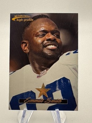 1996 Pinnacle Action Packed Emmitt Smith #1 HOF
